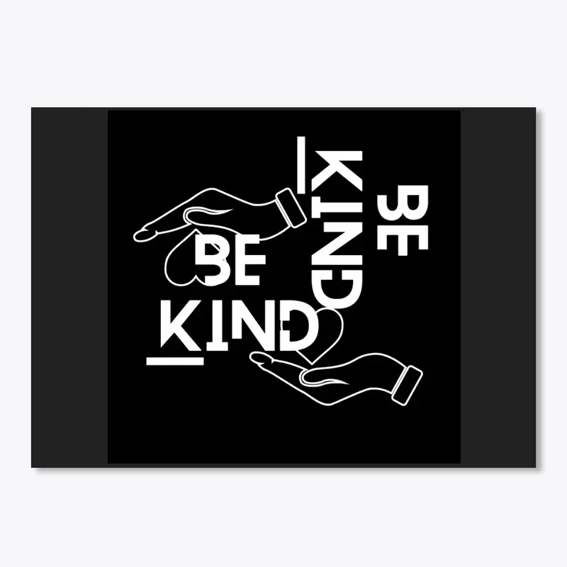 BE kIND BLACK T-SHIRT