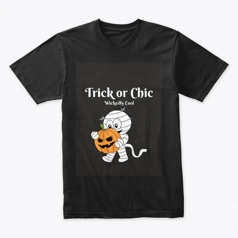 Black and White  Halloween T-Shirt