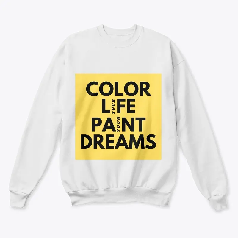 COLOR LIFE PAINT DREAM WHITE T-SHIRT