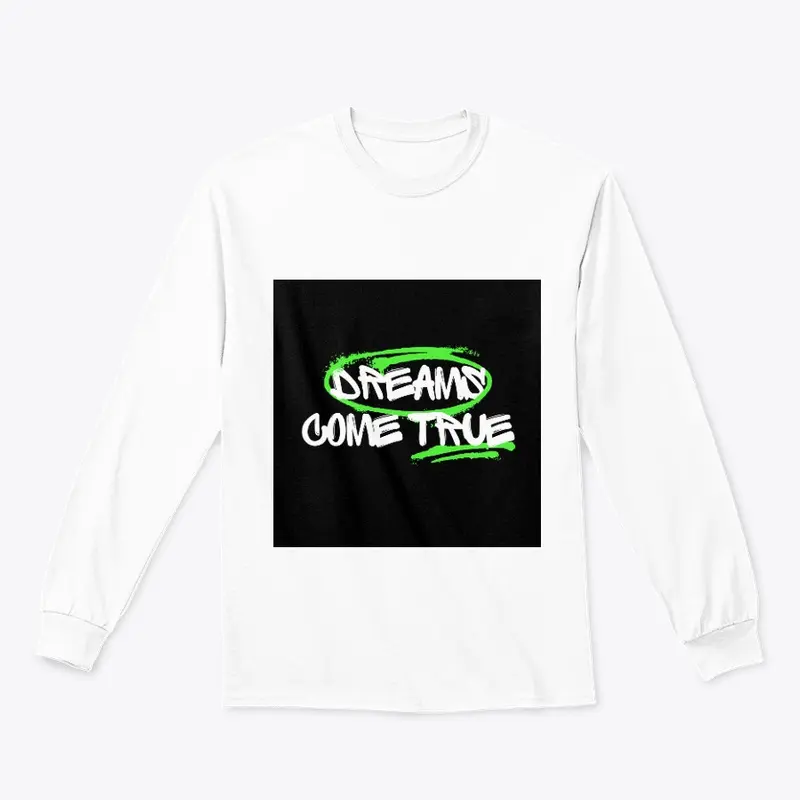 Dreams Come True black trendy T-Shir