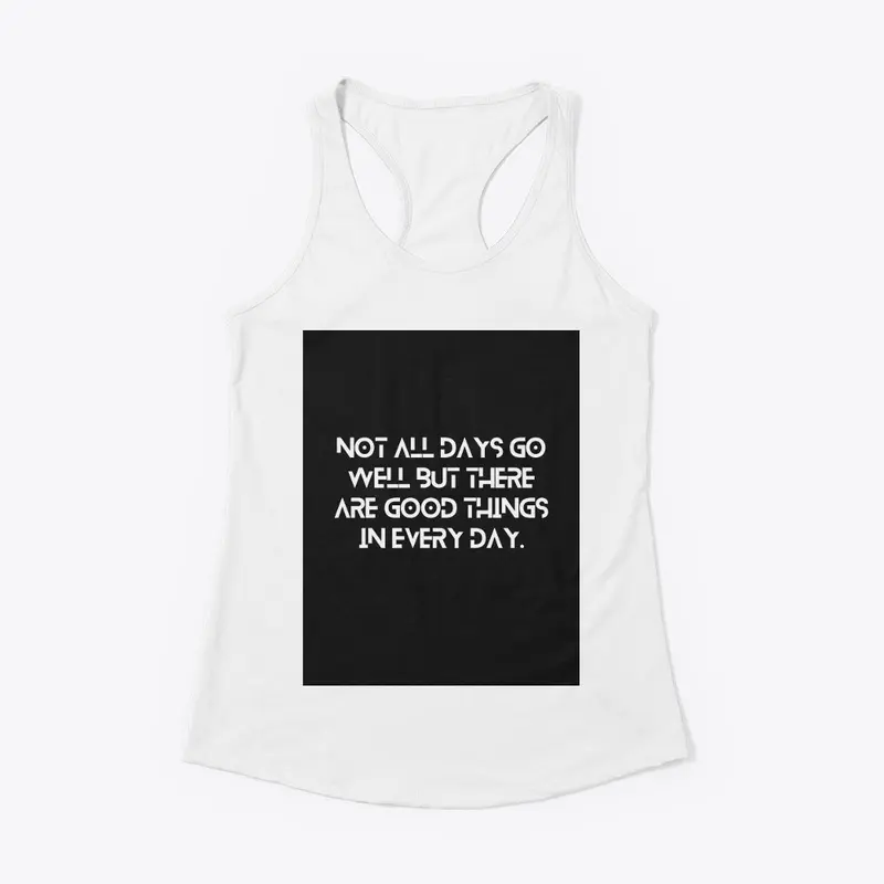 Black and White Motivational Quote Tee