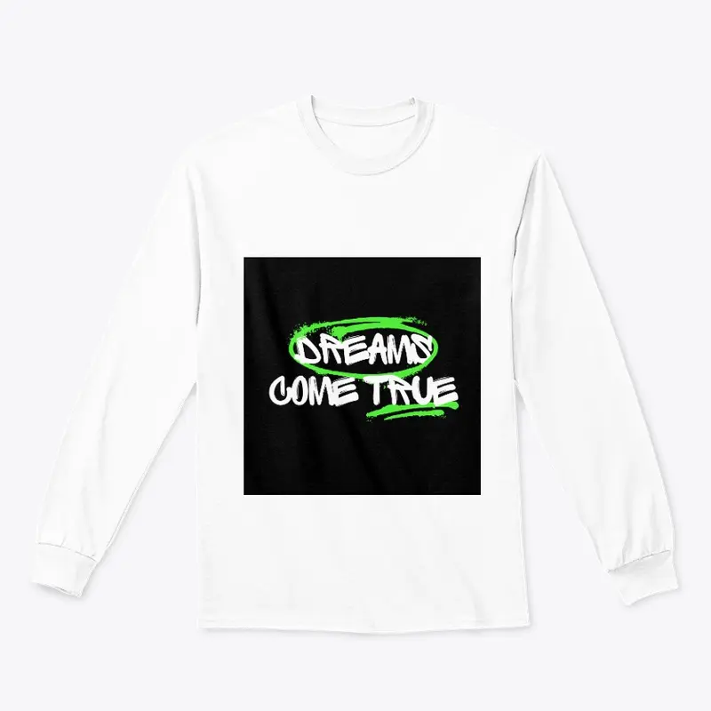 Dreams Come True black trendy T-Shirt