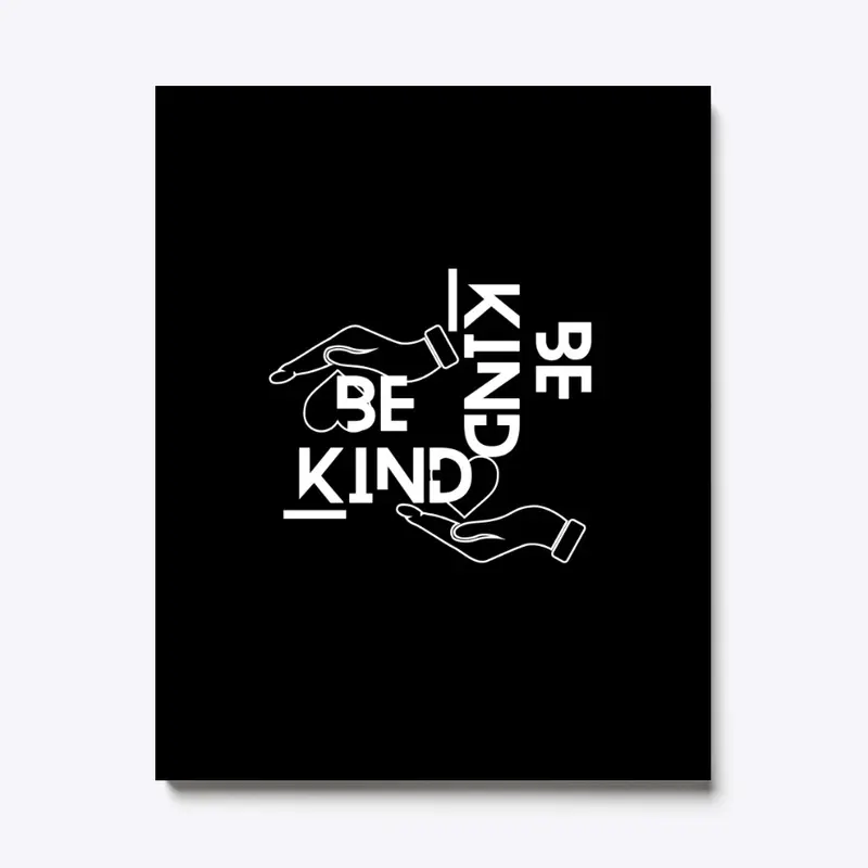 BE kIND BLACK T-SHIRT