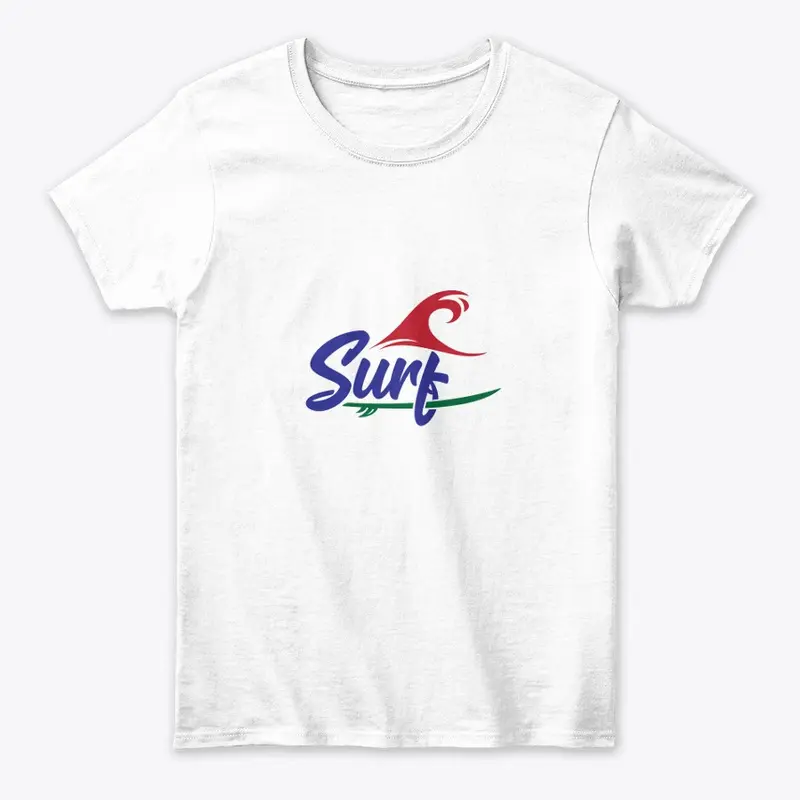 Vintage surfboard ,waves T-Shirts Print