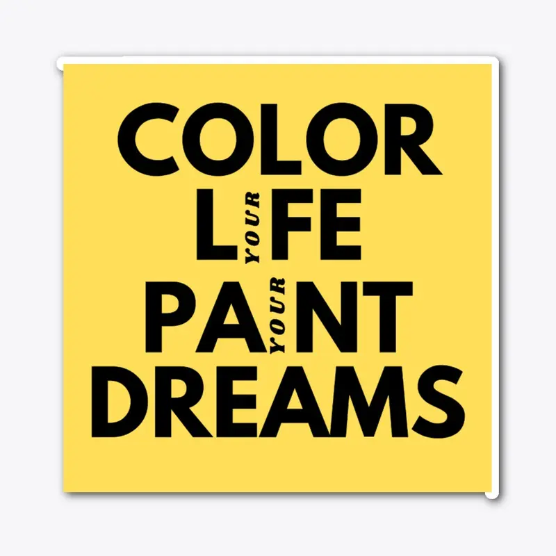 COLOR LIFE PAINT DREAM WHITE T-SHIRT