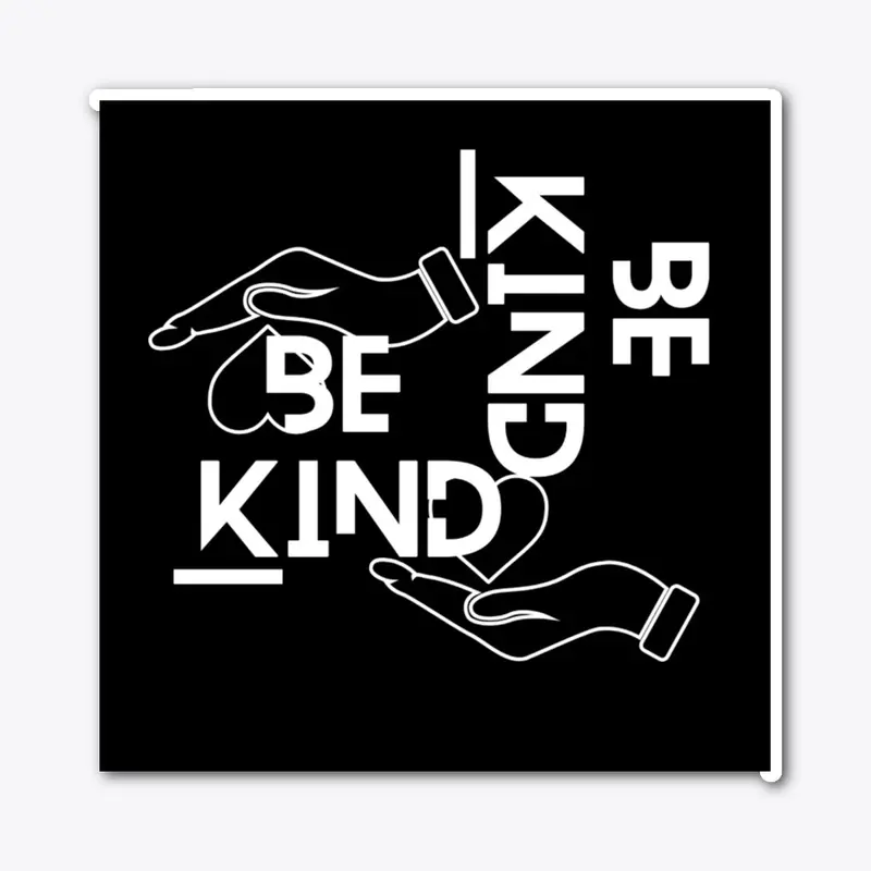 BE kIND BLACK T-SHIRT