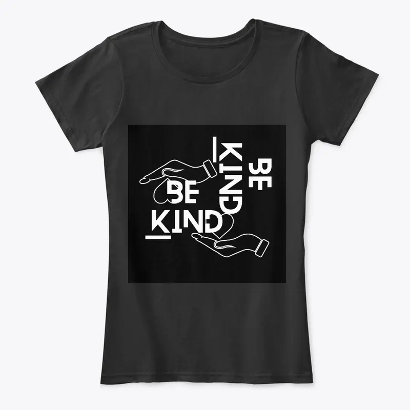 BE kIND BLACK T-SHIRT