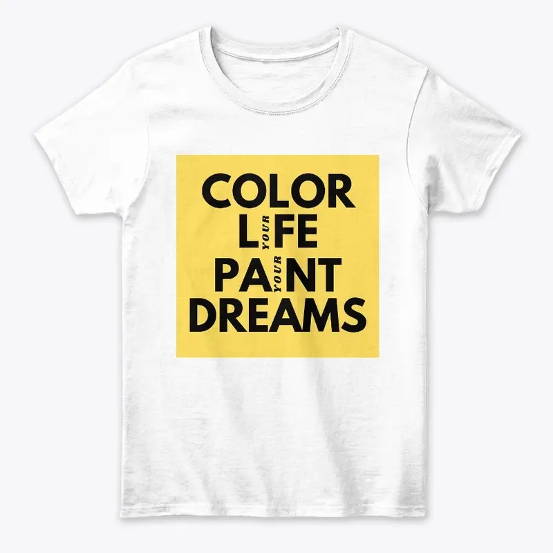 COLOR LIFE PAINT DREAM WHITE T-SHIRT