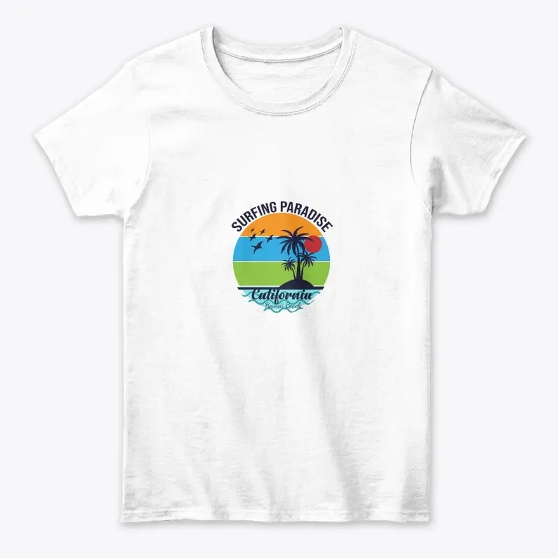 surfing paradise beach T-Shirt