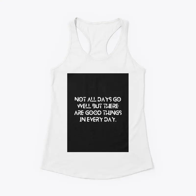 Black and White Motivational Quote Tee