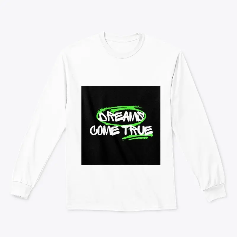 Dreams Come True black trendy T-Shirt