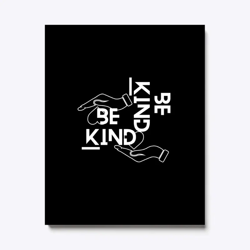 BE kIND BLACK T-SHIRT