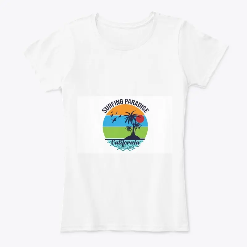 surfing paradise beach T-Shirt