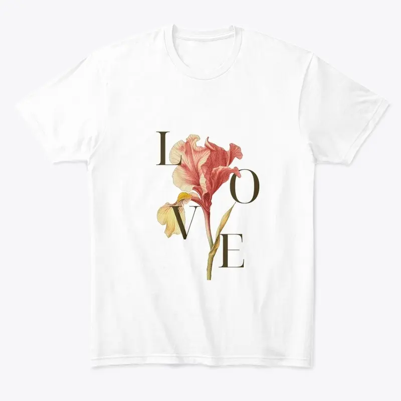 Orange Love Flower illustration T-Shirt